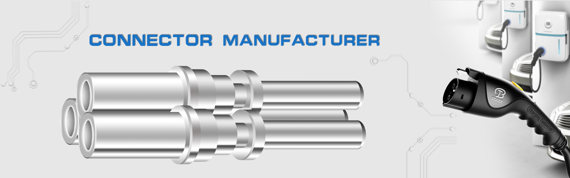 new energy car charging gun socket terminal,high voltage connector jack terminal,copper bar connector,Dongguan Bate New Energy Technology Co. , Ltd.